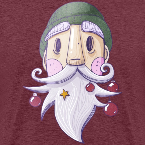 Christmas beard - Männer Premium T-Shirt