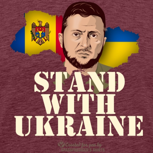 Selenskyj T-Shirt Moldawien - Männer Premium T-Shirt