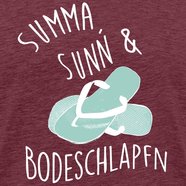 Summa Sunn & Bodeschlapfn - Männer Premium T-Shirt