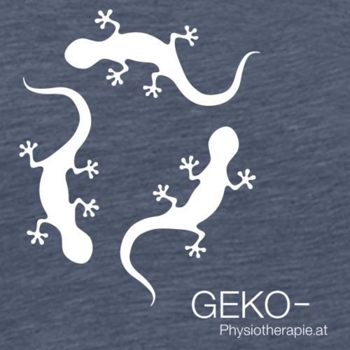 GEKO compact weiss - Männer Premium T-Shirt