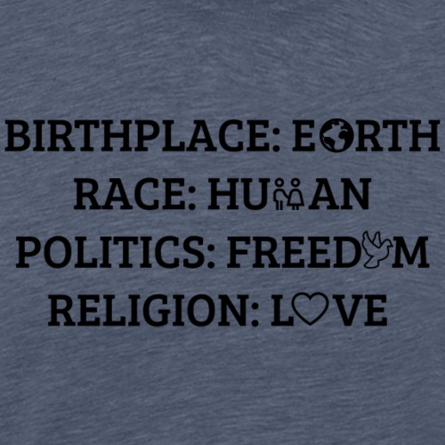 Miłość religijna - Koszulka męska Premium