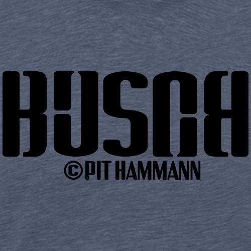 Ambigramm Busch 01 Pit Hammann - Männer Premium T-Shirt