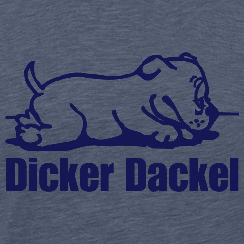 Dicker Dackel - Männer Premium T-Shirt