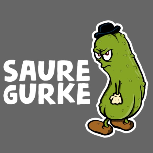 Saure Gurke (Text) - Männer Premium T-Shirt