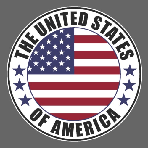 Amerikan yhdysvallat - Yhdysvaltain lipun tunnus - Miesten premium t-paita