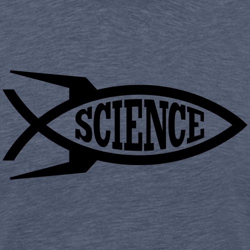 SCIENCE fish-rocket - Mannen Premium T-shirt