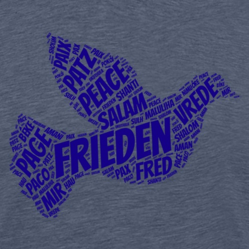 Taube Frieden peace - Männer Premium T-Shirt