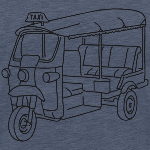 Tuk-Tuk, Taxi aus Indien - Männer Premium T-Shirt