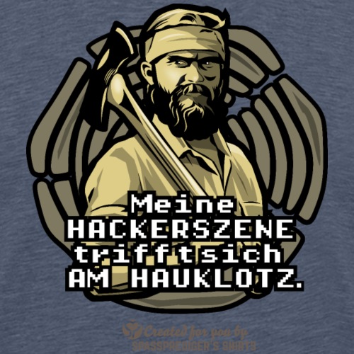 Hackerszene - Männer Premium T-Shirt
