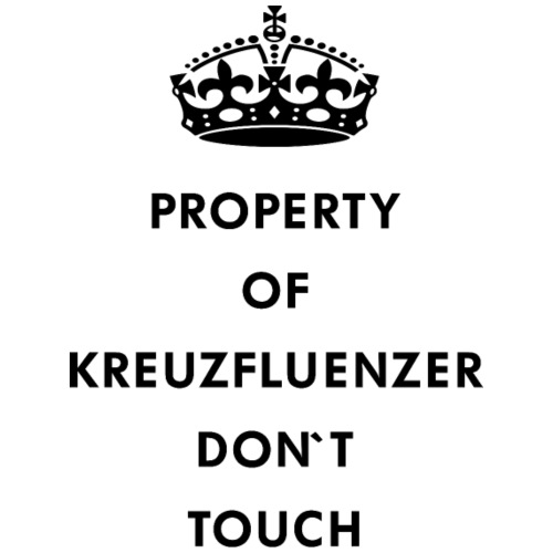 Kreuzfluenzer Don´t Touch Black - Männer Premium T-Shirt