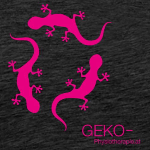 GEKO compact pink - Männer Premium T-Shirt