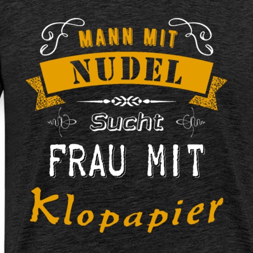 Corona Krise - Hamsterkauf - Klopapier - Nudel - Männer Premium T-Shirt
