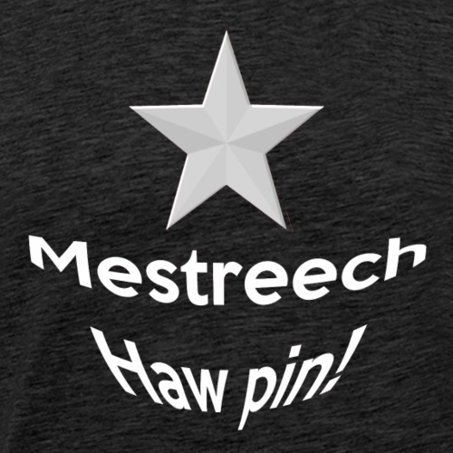 Mestreech haw pin - transparant - Mannen Premium T-shirt