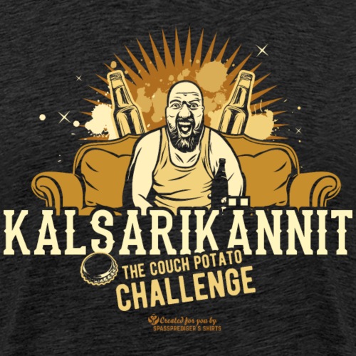 Kalsarikännit Couch Potato Challenge - Männer Premium T-Shirt