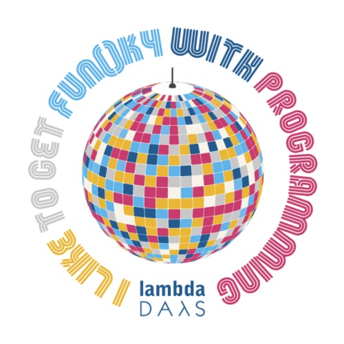 Lambda Days - I like to get funky - disco ball - Koszulka męska Premium