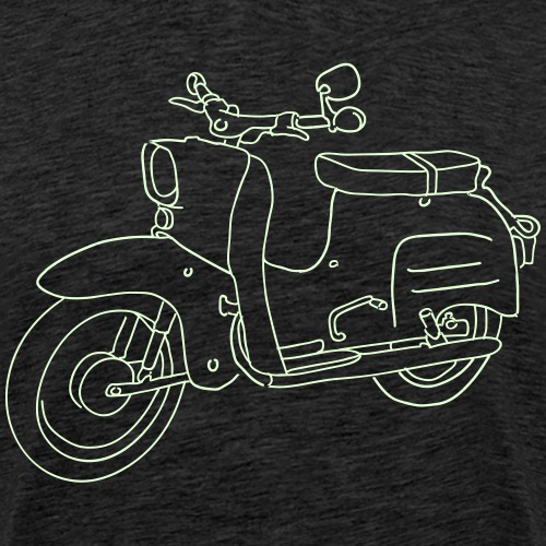 Motorroller, Moped Schwalbe - Männer Premium T-Shirt