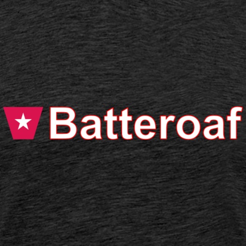 Batteraof w1 tp hori w - Mannen Premium T-shirt
