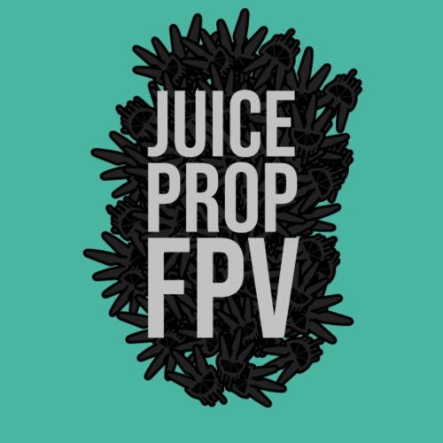 JuicePropFPV LOGO Pile TEXT Black - Männer Premium T-Shirt