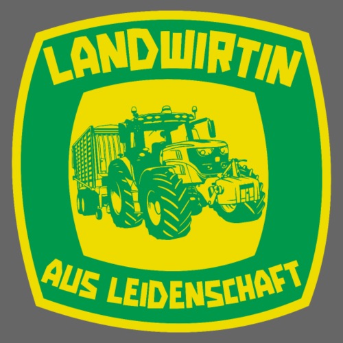 Landwirtin aus Leidenschaft - Trecker Traktor - Männer Premium T-Shirt
