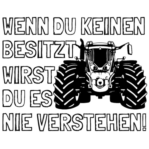 Trecker, Traktor, Landwirtschaft, Agrar, Bauer - Männer Premium T-Shirt