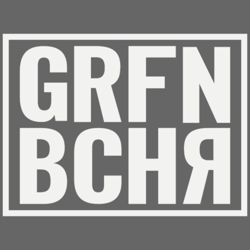 GRFNBCHR Logo White - Männer Premium T-Shirt