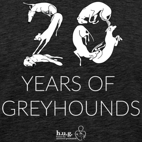 20 Years of Greyhounds - Men's Premium T-Shirt