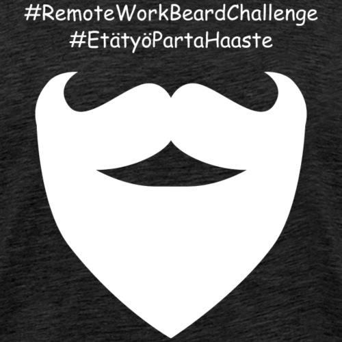 Remote Work Beard Challenge - Men's Premium T-Shirt