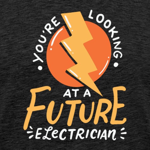 Lustiger zukünftiger Elektriker Elektrotechniker - Männer Premium T-Shirt