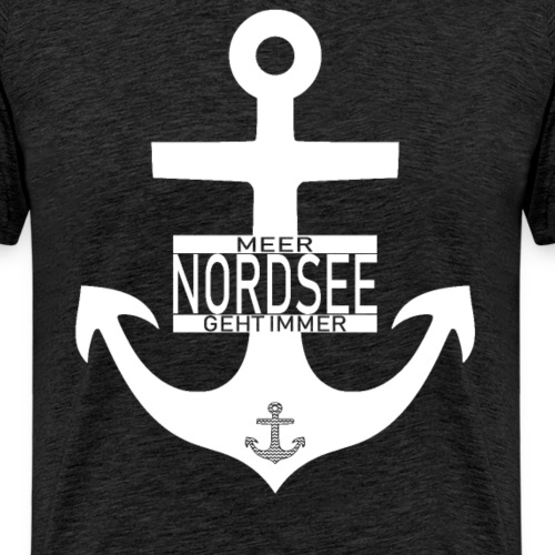 Nordsee Anker Meer geht immer - Männer Premium T-Shirt