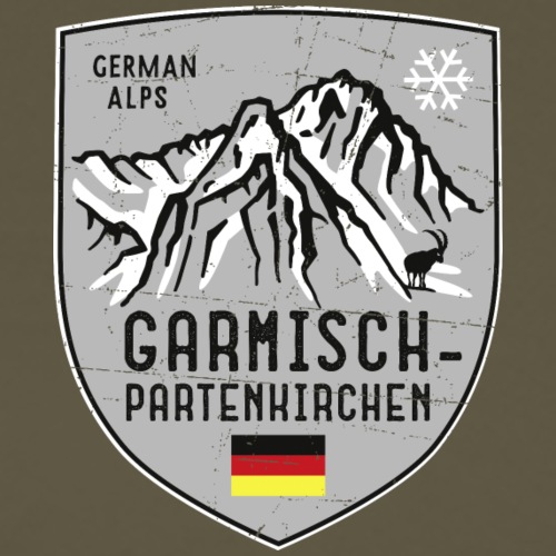 Garmisch Zugspitze Deutschland Wappen - Männer Premium T-Shirt
