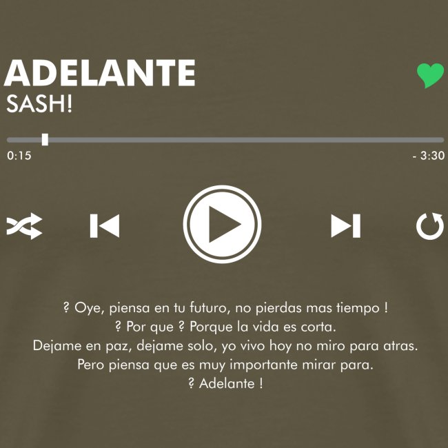 ADELANTE - Play Button & Lyrics