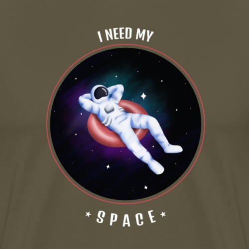 I need my spaceuniversum holydays - Mannen Premium T-shirt