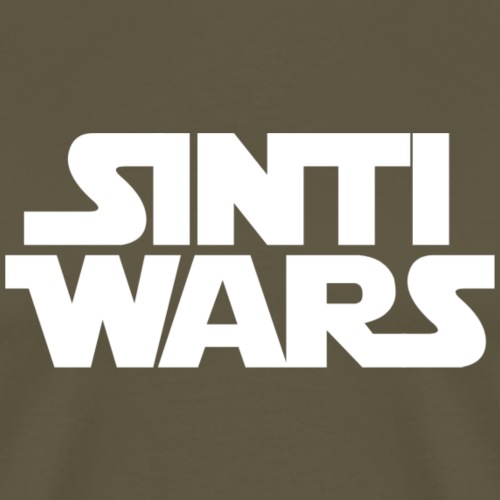 Sinti Wars SW Design White Letters - Männer Premium T-Shirt