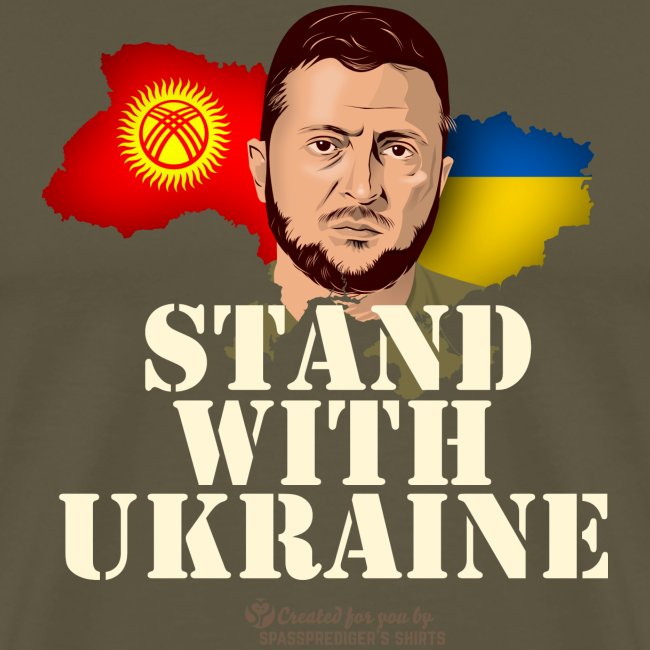 Ukraine Kirgisien Stand with Ukraine