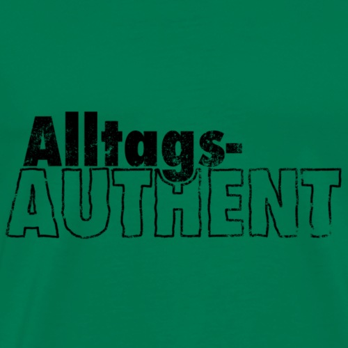 AlltagsAUTHENT schwarz - Männer Premium T-Shirt