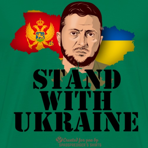 Montenegro Ukraine T-Shirt - Männer Premium T-Shirt