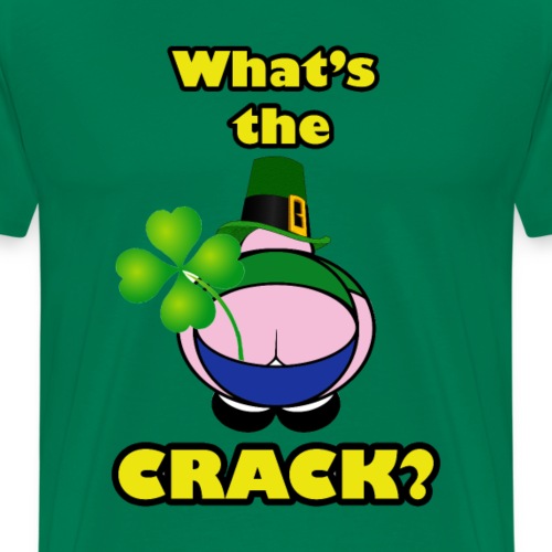 Shamrock Crack - Men's Premium T-Shirt