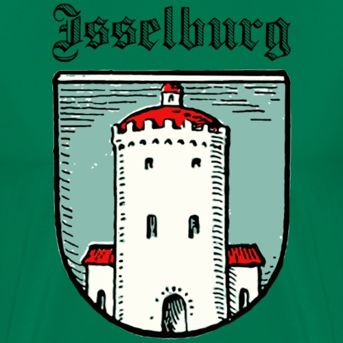 Isselburg mit Zeichen - Männer Premium T-Shirt