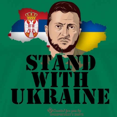 Serbia Ukraine Zelensky - Männer Premium T-Shirt