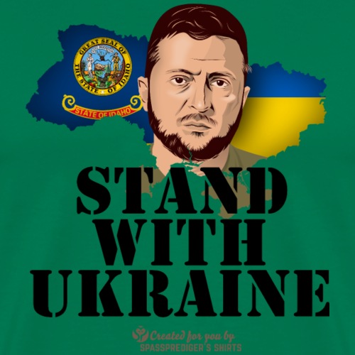 Ukraine Idaho Unterstützer Merch - Männer Premium T-Shirt