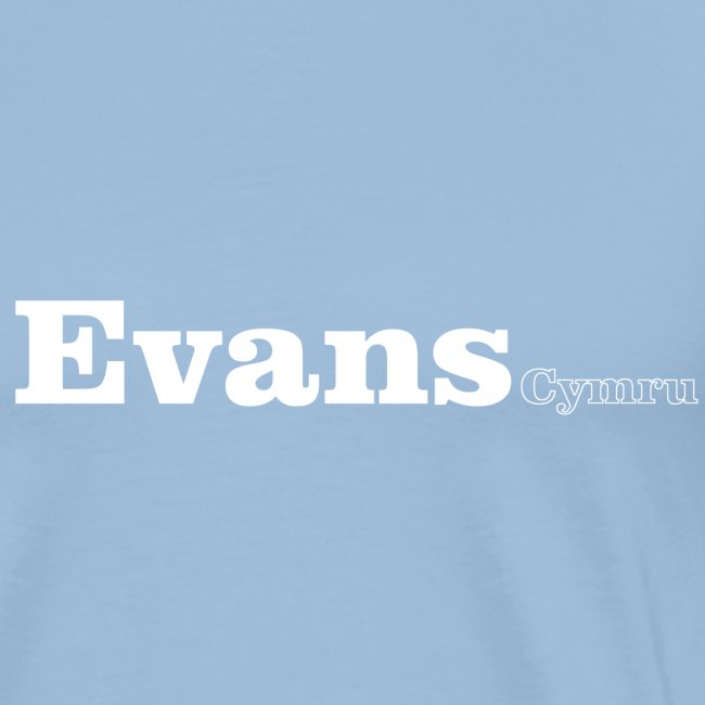 evans cymru white