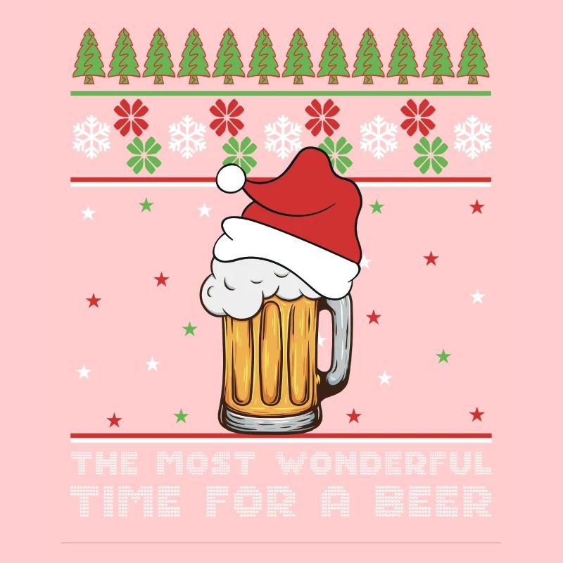 Weihnachtsbier Hässlicher Pullover Weihnachtsalkohol Hässlicher Aperitif