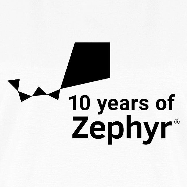 Zephyr 10th Anniversary Stacked Black