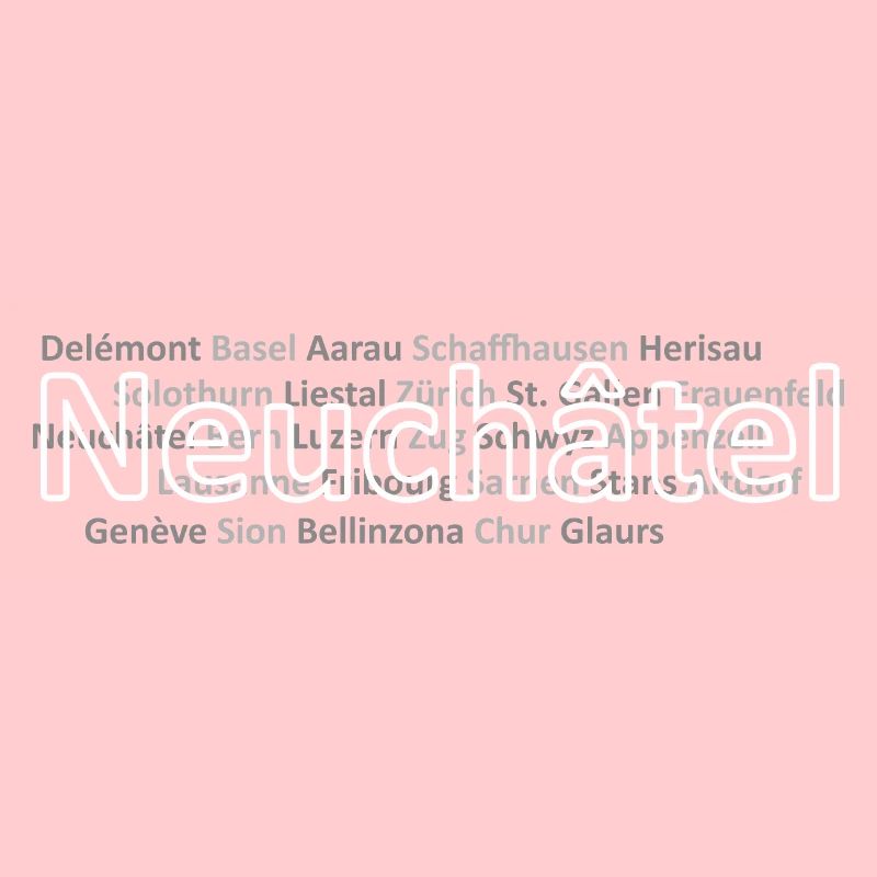 Schweizer Städte Neuchatel