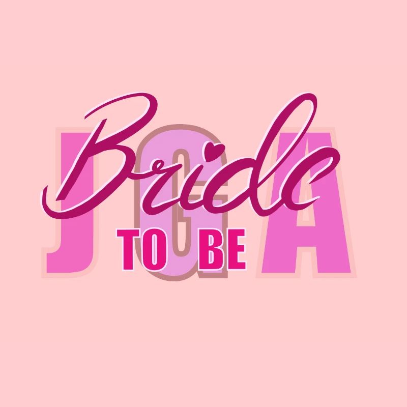 Bride to Be Highlighted Typography