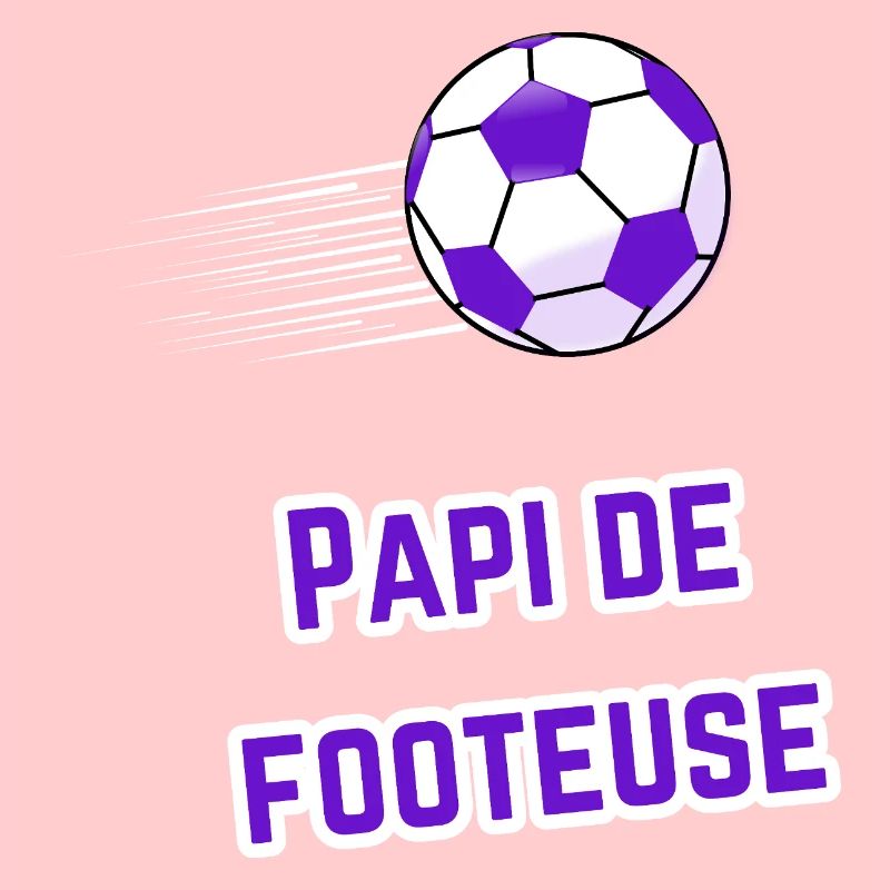 Tee-Shirt Papi Supporter footeuse