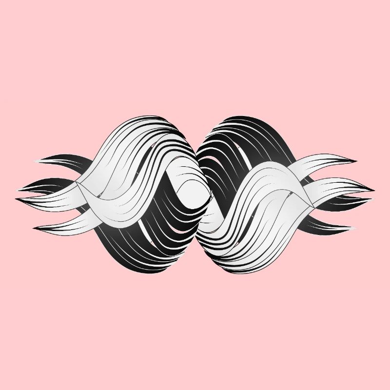 Abstract Shapes – Dynamic Black & White Design