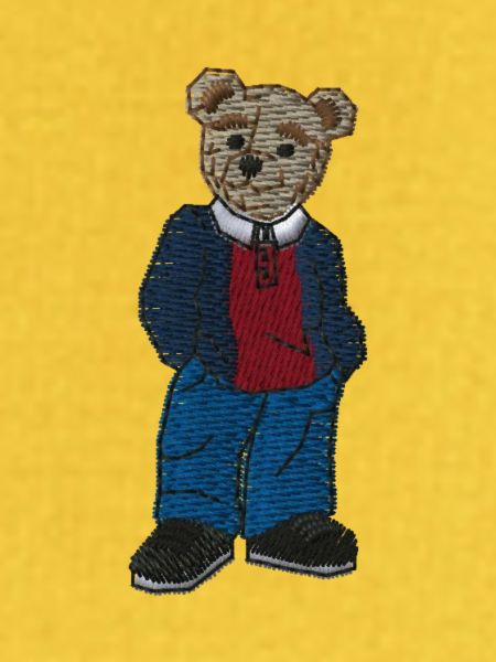 Teddybär 2 bestickt