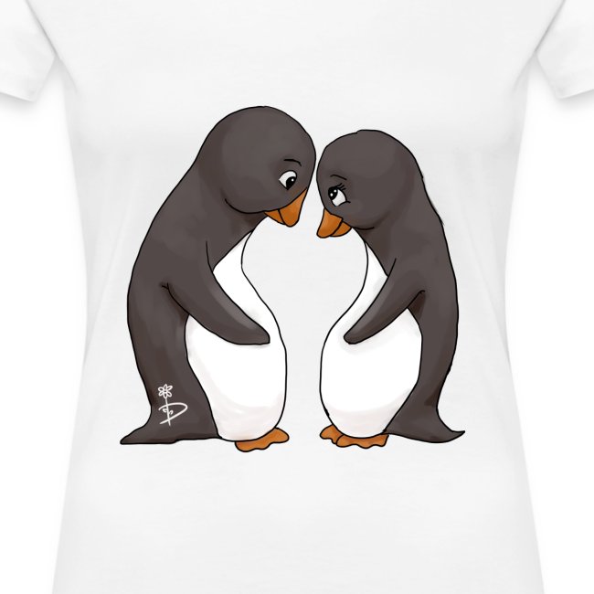 Twee verliefde pinguïns