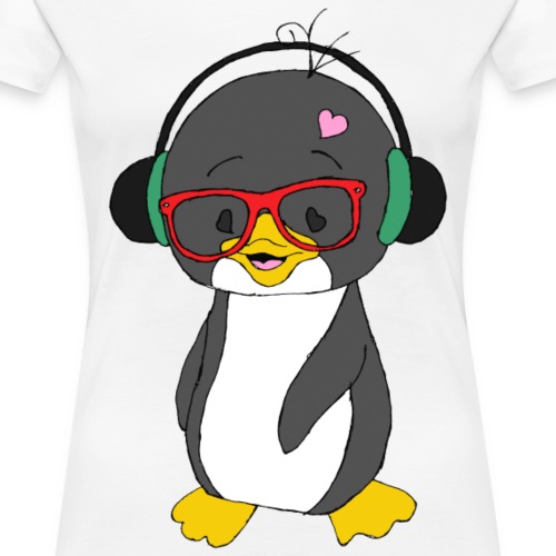 Mlle Pingouin - T-shirt Premium Femme